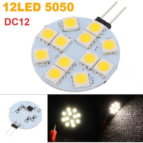 G4 Socket 5050 SMD Led Bulb on DC 12V Bi Pin Lamp LED Bulb 2W Warm Cold Led Lights Replace Halogen