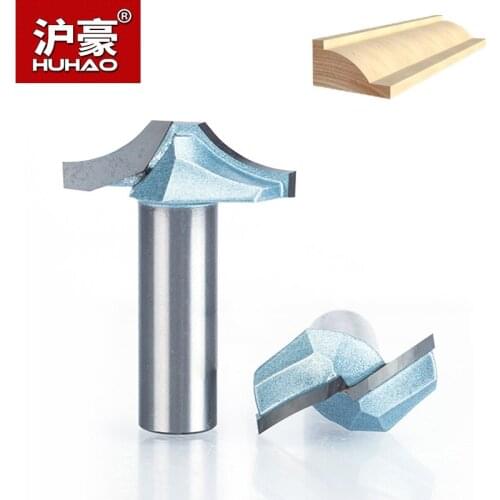 HUHAO 1pc 1/2" 1/4" Shank Engraving Bit For Wood Cutting Industrial Grade Router Bits Woodworking CNC Tool Milling Cutter