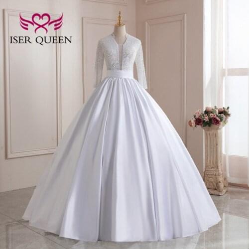 Атласные свадебные платья ISER QUEEN China At AliExpress