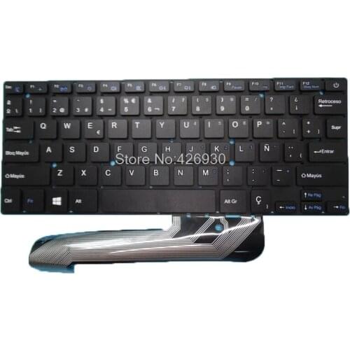 Laptop Keyboard For PCBOX For Cloudbook CLEO Spanish SP black Without Frame new