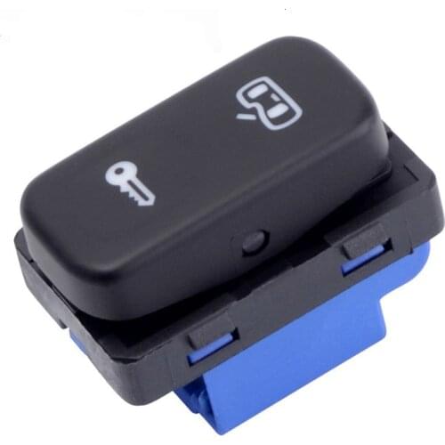 For Skoda Octavia Mk2 Yeti 2004-2013 Central Door Lock System Switch Button Black 1Z0 962 125A / 1ZD 962 125A