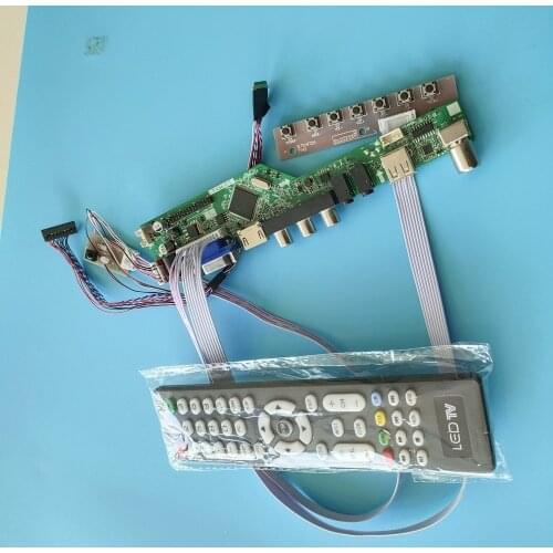 Kit for B156HW03 V0 AV Controller board HDMI LCD 1920x1080 40pin Audio Screen VGA Panel Monitor USB remote Display TV LED 15.6"