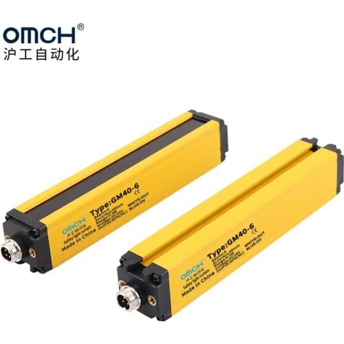 OMCH GM40-6NB Safety Light Curtain Sensor Switch Infrared Area Grating Security Photoelectric Machine Protector