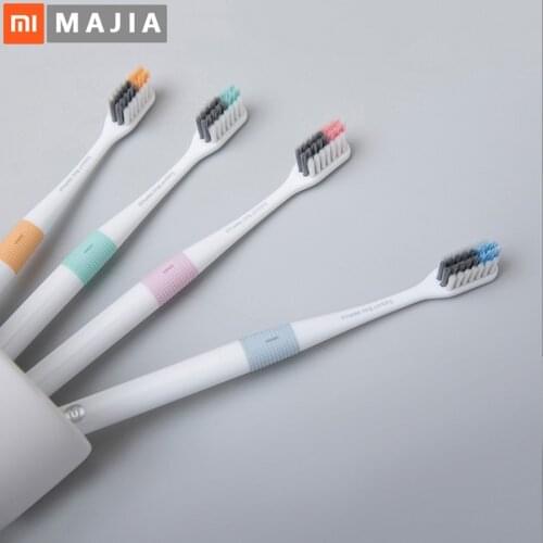 Original Xiaomi Doctor B tooth bass Method Sandwish-bedded Brush Wire 4 Colors Including 1 Travel Box For Xiaomi Smart Home