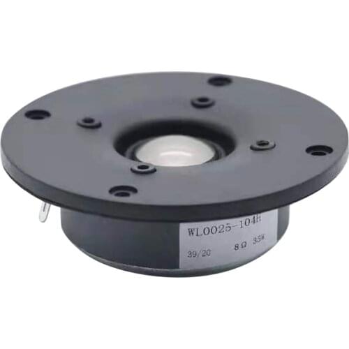 Original 4 Inch Silk Dome Fever Tweeter Ultra-Thin HiFI Speaker DIY Single Magnetic Speaker Unit 60W 8 Ohm QA2100