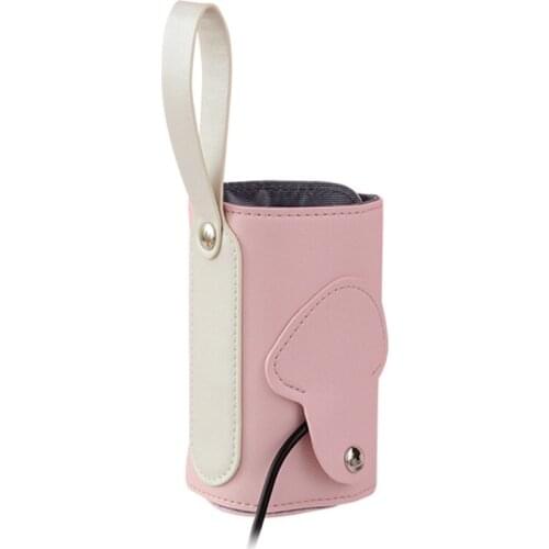 Protable Baby Nursing Bottle Heater Stroller Travel Holder 5V​​/1A USB Milk Water Warmer Heating Insulated Bag 24BE