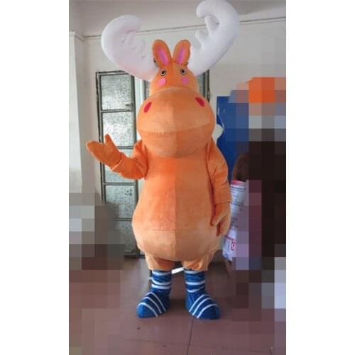 Latest high quality Christmas deer mascot costumes elk costumes high quality plush Holiday special clothing