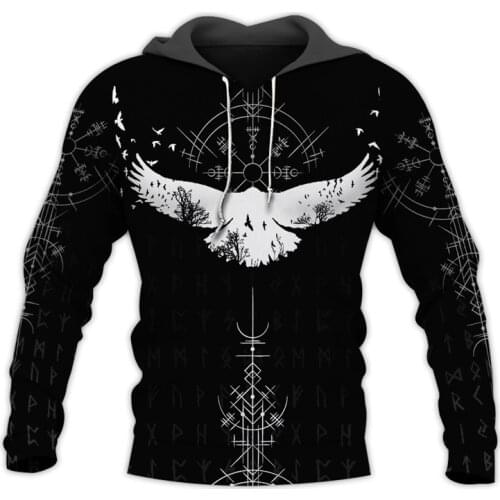 PLstar Cosmos Viking Warrior Tattoo 3D Printed Shirts casual 3D Print Hoodies/Sweatshirt/Zipper Man Women satan Tattoo-46
