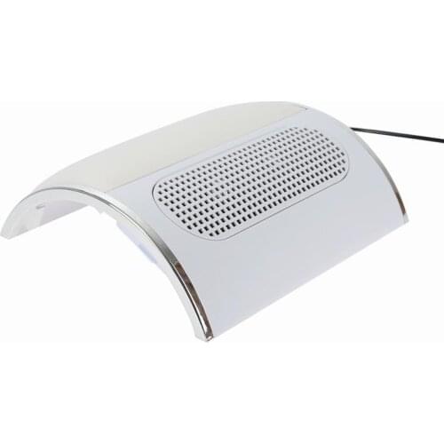 Nail Suction Dust Collector Low Noisy 3 Fans Strong Suction Nail Vacuum Cleaner Manicure Tools With 2 Bags Nail Art Equipment