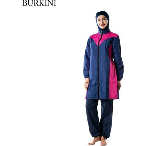 Plus Size Muslim Swimwear Burkinis Women Islam Swimsuit Bikini Beachwear Modest Swimwear Hijab