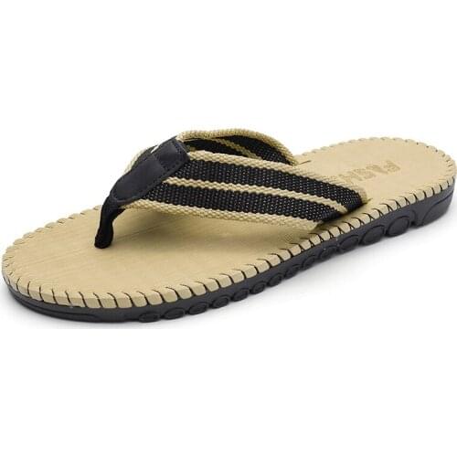 Summer Couples Men And Women Fashion Trend Flip Flops Home Slippers Non-Slip Beach Sewing Cool Student Clip Outside Slides