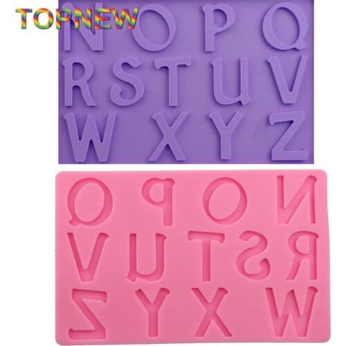 Silicone Letter N to Z DIY 3D Fondant Cake decorating Tools Edgings Lace Model C2148