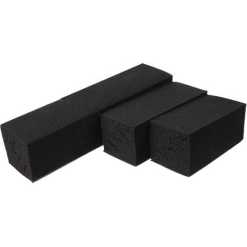 4pcs Corner Bass Trap Acoustic Soundproofing Polyurethane Foam Sound Absorption Treatment D08D