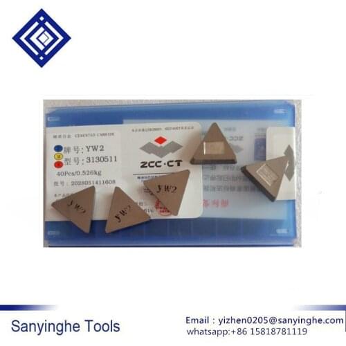 YW2 3130511 cnc carbide turning inserts cutting edges triangular brazed carbide tips for sale (20pcs/lots)
