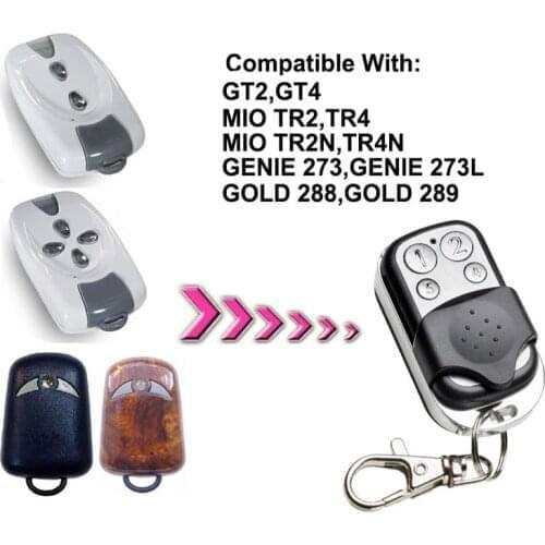 For MIO TR2 Replacement garage door Remote Control Transmitter Gate Key Fob 433.92mhz