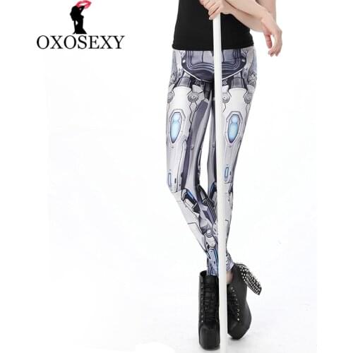 New Halloween High Waist Legins Machine armor Leggins Printed Women Leggings women pant women Fitness Leggings cosplay 106