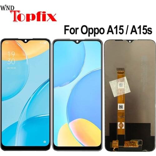 6.52" LCD FOR OPPO A15 CPH2185 LCD Display Touch Screen Digitizer Assembly Replacement parts For OPPO A15 A15S 2020 LCD