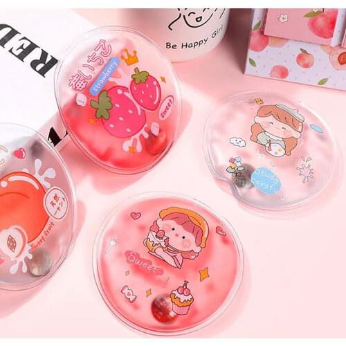 1Pcs Winter Reusable Gel Hand Warmer Cute Funny Word Print Instant Heating Pack