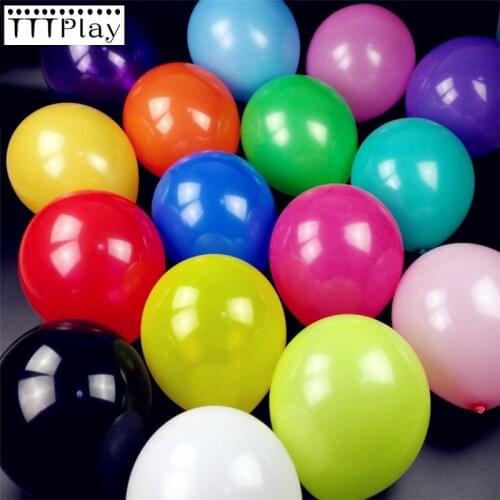 100pcs/lot 5inch Standard Colors Round Latex Balloon Birthday Party Supplies Wedding Decoration Arch Gridding Use Circle Balloon