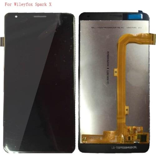 100% Tested One By One For Wileyfox Spark X LCD Display Touch Screen Digitizer Assembly With Free Tools