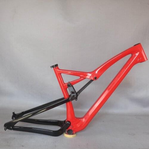 2022 Full Suspension ALL Mountain bicycle Frame carbon fiber MTB frame FM10 disc brake post accept custom painting