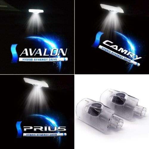 4X Emblem Shadow Lamp Luces Projector Light For AVALON 2005 - 2021 Prius 2005-2012 Camry 2006 - 2021 For Land Cruiser 2008-2018