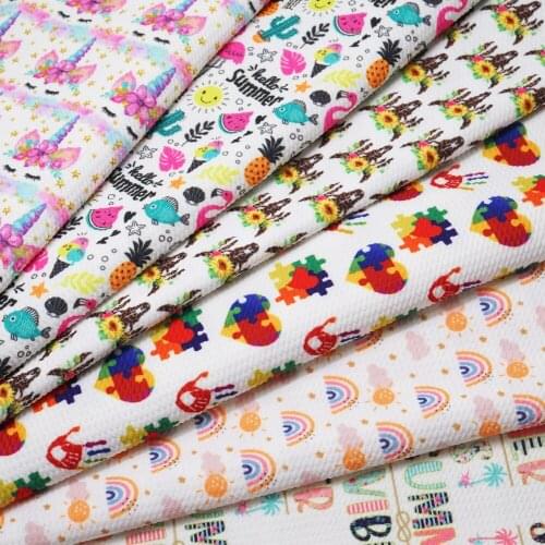 50*140cm Bullet Textured Liverpool Fabric Flower Printed DIY Tissue Kids Home Textile for Sewing Quilt Decoration Home K1184