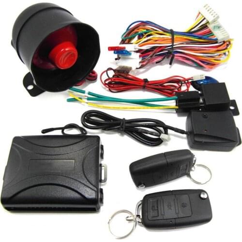 802-8117 Car Alarm LED Indicator Shocking Sensor Eco-friendly Vehicle Burglar Alarm Security Protection for Car