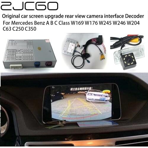 Car Rear Reverse Bakcup Camera Auto Digital Decoder Box Interface Adapter For Mercedes Benz A B C Class W169 W176 W245 W246 W204