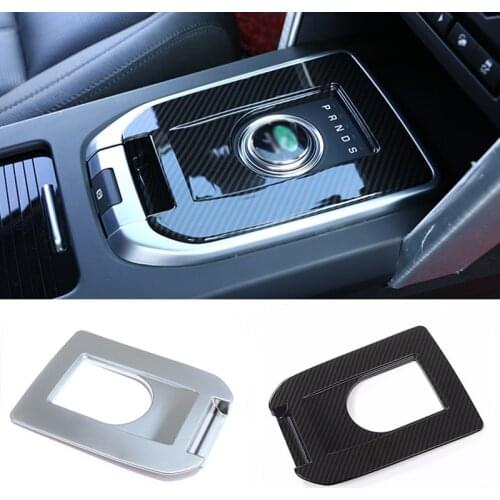 Car Styling Center Console Gear Shift Panel Cover Trim Frame Fit For Land Rover Discovery Sport 2015-2019 Auto Accessories