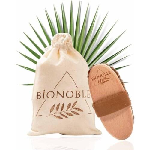 Cellulite Anti 100 Natural Horse hair Brush, Will Not Scratch the Skin, Quality Handle, Professional Packaging, daily Use