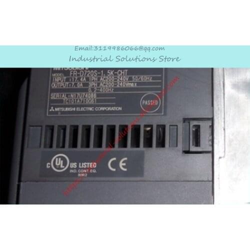 Simple Type Frequency Inverter FR-D720S-1.5K-CHT 7A 1.5KW 0.2~400Hz New