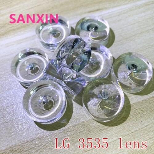 100PCS/Lot SMD LED Optical Lens 2835/3535 Diffuse Reflection Len For LG innotek TV Backlight Article lamp and Light box