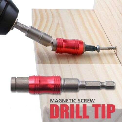 20° Bendable 1/4in Magnetic Screw Drill Tip Drill Screw Tool Quick Change Locking Bit Drill Bit Extensions Power Tool Accessory