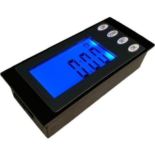 2019 NEW Single Phase Digital Panel Voltmeter Ammeter 220V 20A 5in1 LCD Current Watt KWh Time Voltage Tester PZEM-002