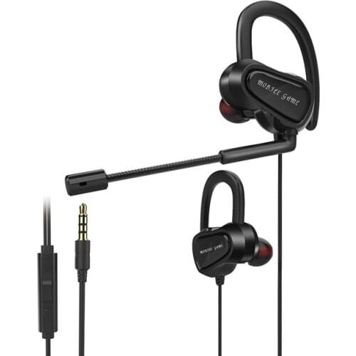 3.5mm Wired Headphones Gaming Headset In-Ear Earbuds Heavy Bass Earphone With Mircophone For Phone Computer For XBOX PS4 Iphone8