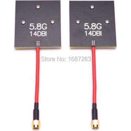 RP SMA FPV 5.8G 5.8Ghz 14dBi High Gain Panel Antenna 1PCS