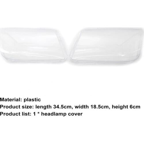 Headlight Cover Clear Lens Protective Plastic Replacement Headlamp Lens Shell Lampshade 1J5941017AH 1J5941017BH for VW Bora 99-0