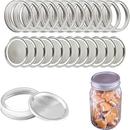 Split-Type Tinplate Mason Jar Canning Lid Canning Jar Lid Leak Proof Cover Sealing Cap Seal Juice Food Sealing Cap