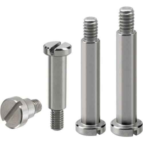 1Pcs M4 M5 Slotted Shoulder Screw Stainless Steel Cylinder Head Open Slot Shoulder Screws Bolt
