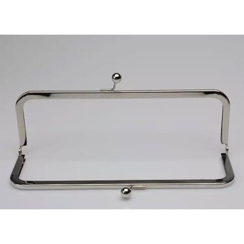 14 Metal Purse Frames - 9.5" x 3"- Clutch Purse Frame with Ball Claps