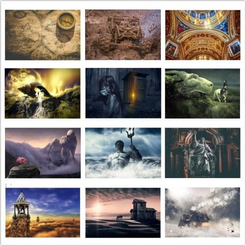 5D Diamond Painting Scenery Cross Stitch DIY Diamond Embroidery Full round resin Diamond Mosaic Home Decor Wall Painting