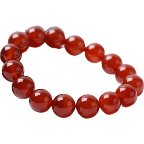 Natural Red Agate Bracelet Red Agate Bracelet Zhaocai exorcism