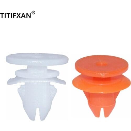 For Volvo S60 S40 XC90 S80 S80L Side Skirt Anti-scratch Decorative Strip Door Guard Trim Auto Snap Clips Plastic Fasteners