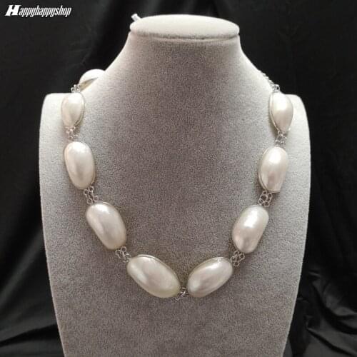 Elegant Jewelry Natural White Shell Necklace Choker Women and Ladies Jewelry Wedding Party Accessories Gifts