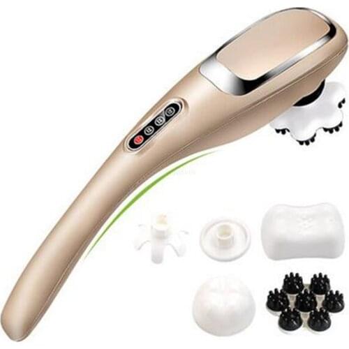 HANRIVER Dolphin massage stick electric cervical vertebra massage device neck the leg multifunctional full-body massage hammer