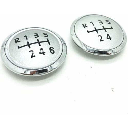 Gear Shift Knob Lever Stick Cover Cap Emblem Badge For VW Volkswagen Transport T5 T5.1 Gp T6 2003-2011 Car Styling Accessories