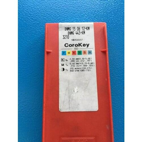 10PCS CARBIDE INSERT DNMG 150612-KM 3210