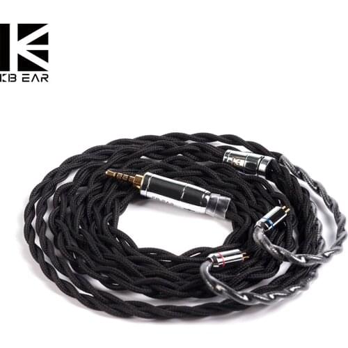 AK KBEAR 4 Core 5N UPOCC OCC Copper Litz 3.5/2.5/4.4mm MMCX/0.78mm/QDC 2Pin For ZSX C12 KXXS ZSN Pro ZSX BLON BL-03 BL-05 V90