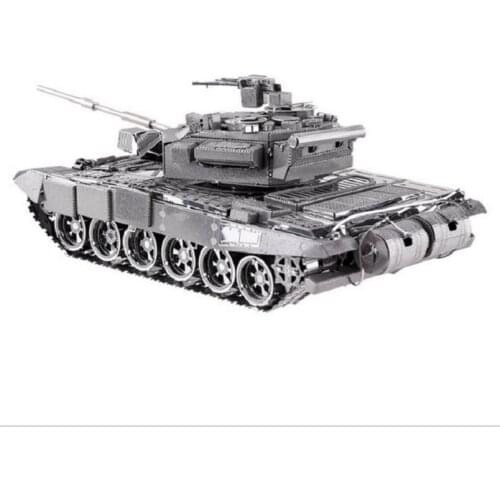 Piececool tank models 3D Metal Puzzle Tornado T-90A TANK models DIY Laser Cutting Puzzles Jigsaw Model For Adult Kids Toys